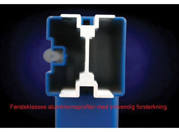 Håndballmål utendørs Rød/Hvit Dybde 110 x 140cm 